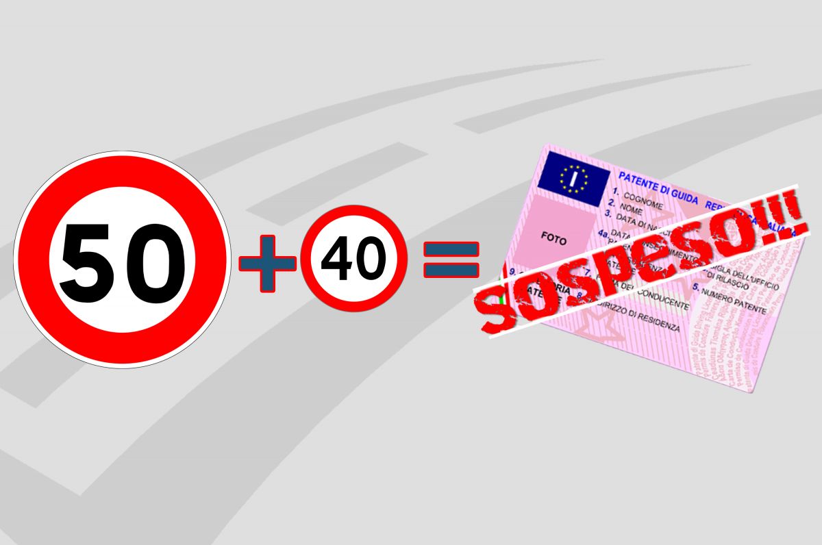 Superare i limiti massimi di oltre 40 km/h, cosa succede?